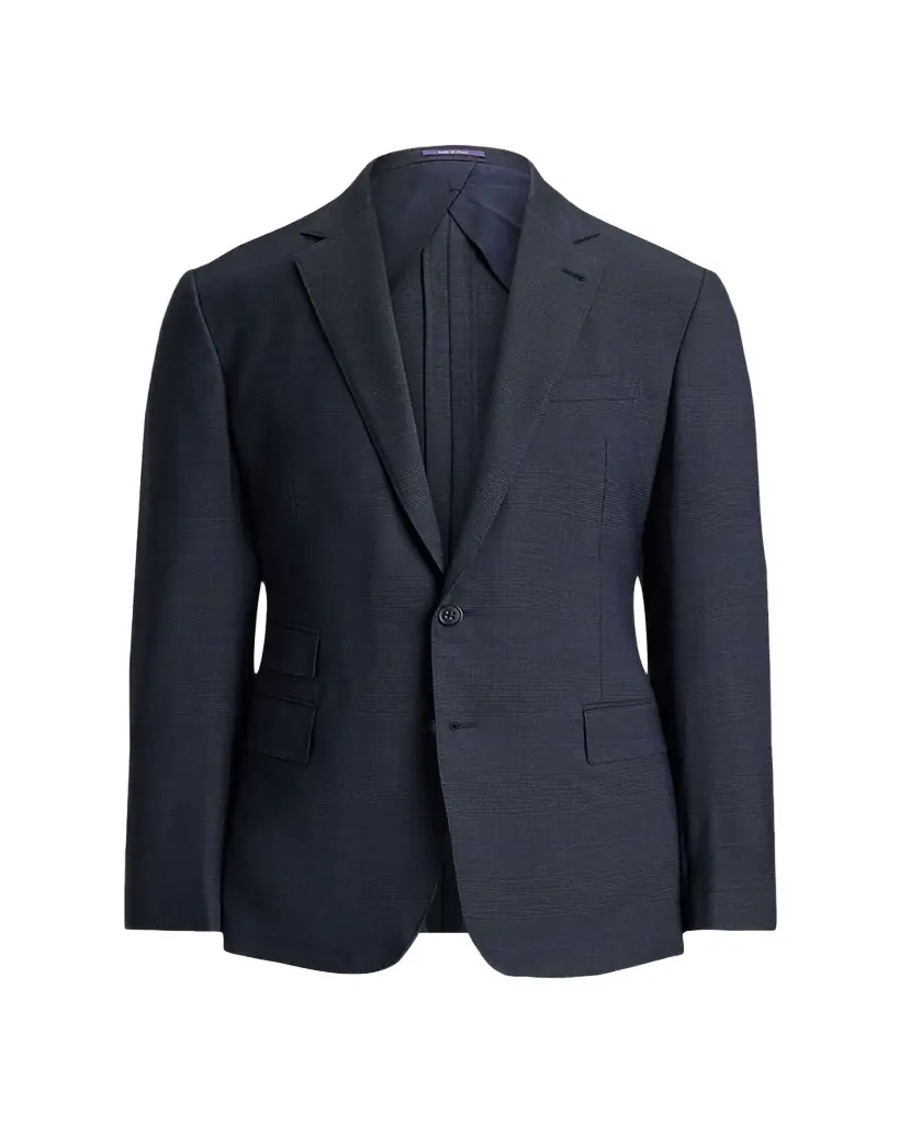 Ralph Lauren Purple Label Kent Hand-Tailored Glen Plaid Wool Suit