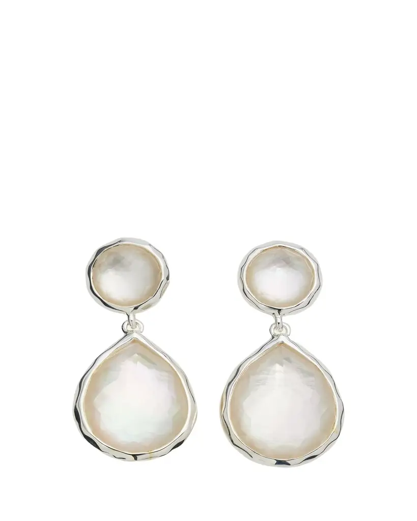 Ippolita 2-Stone Earrings in Sterling Silver