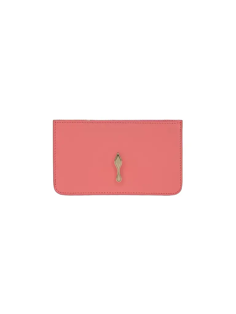 Christian Louboutin Women's Bettina Leather Wallet - Grapefruit - Women's Accessories