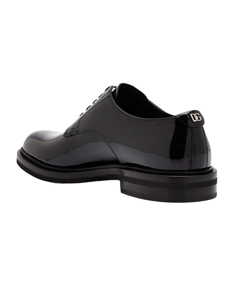 Dolce & Gabbana Men 's Patent Leather Derby Shoes