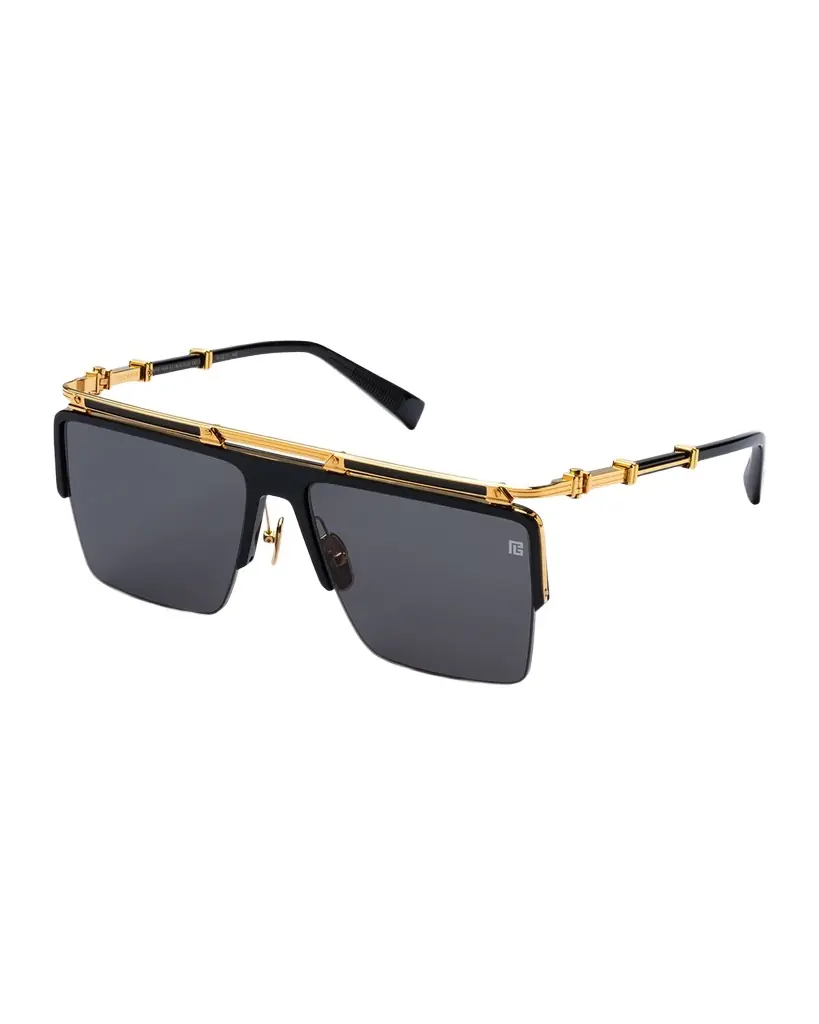 Balmain Triomphe Rectangle Sunglasses