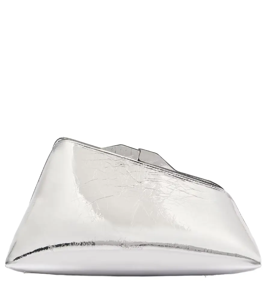 The Attico 8.30 PM oversized leather clutch