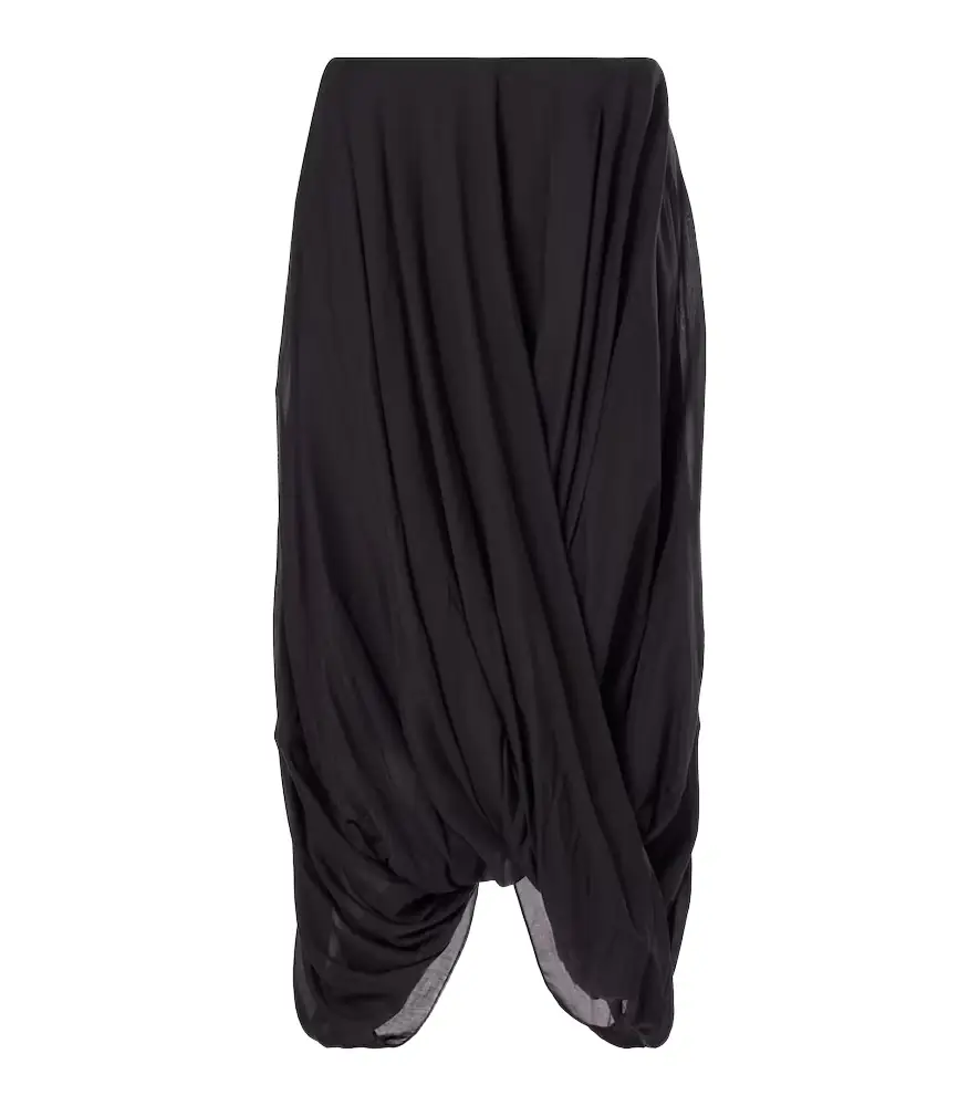 Toteme Draped midi skirt