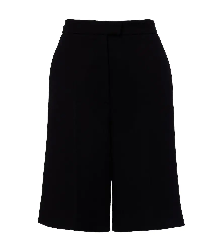 Valentino VGold virgin wool Bermuda shorts