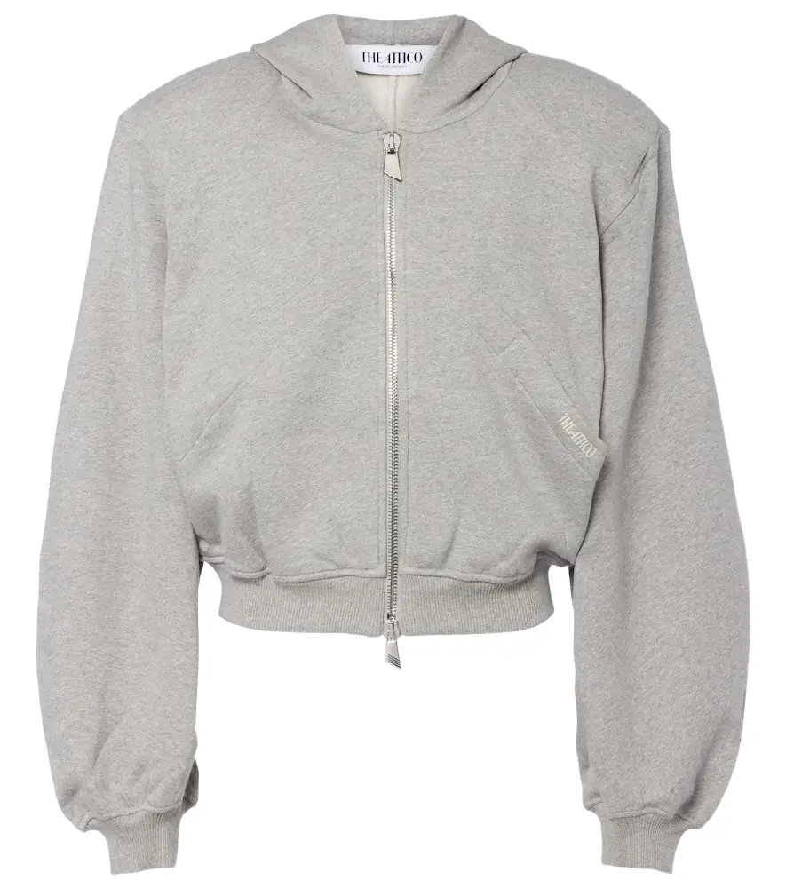 The Attico Cotton jersey hoodie