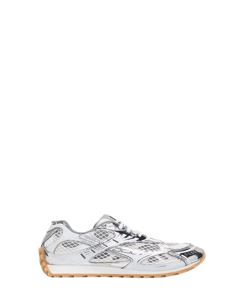 Bottega Veneta Men's Orbit Technical Fishnet Sneakers
