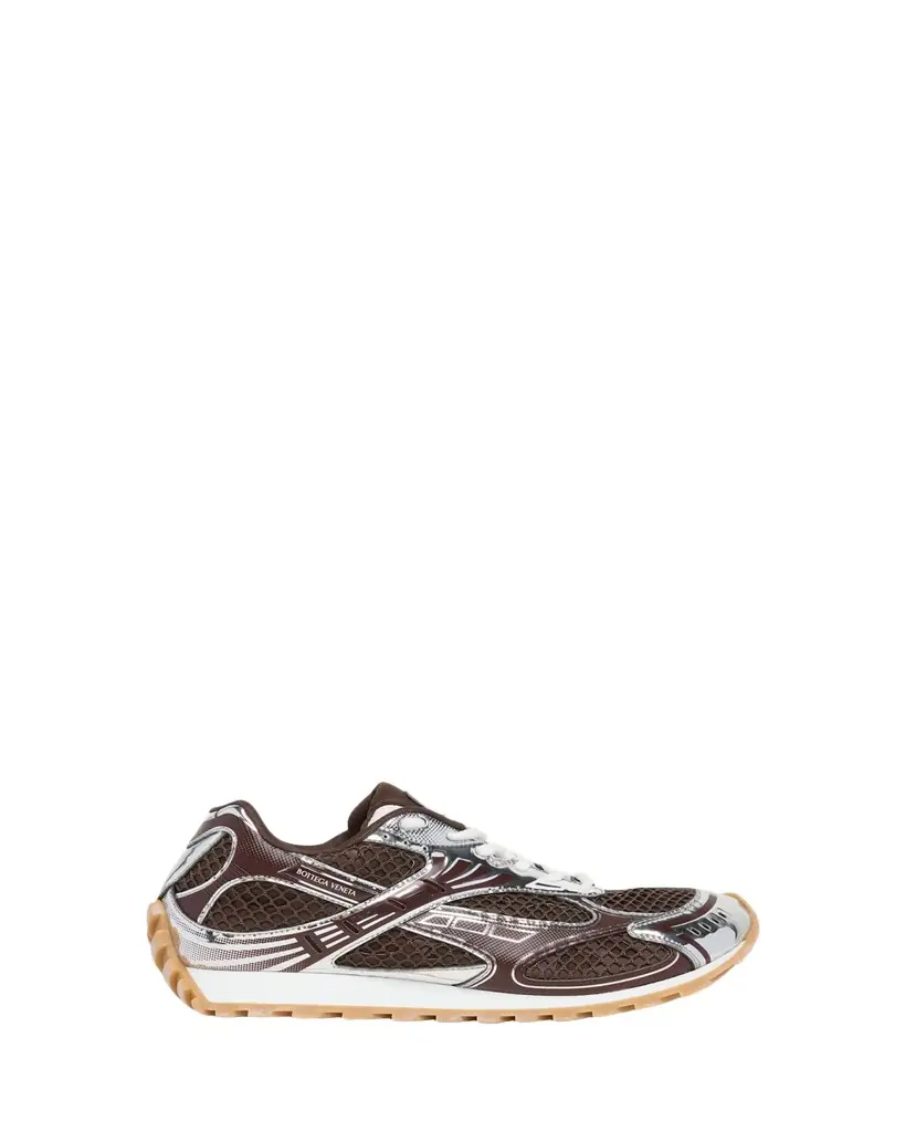 Bottega Veneta Men's Orbit Technical Fishnet Sneakers