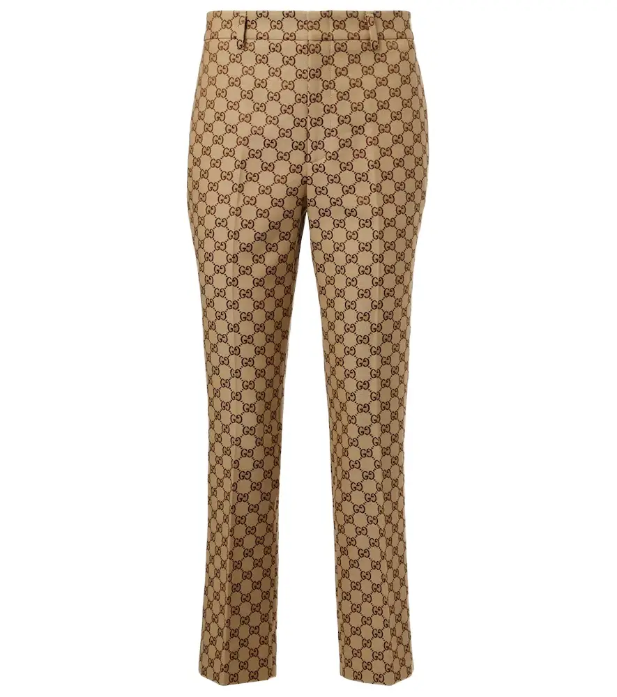 Gucci Cotton-blend straight pants