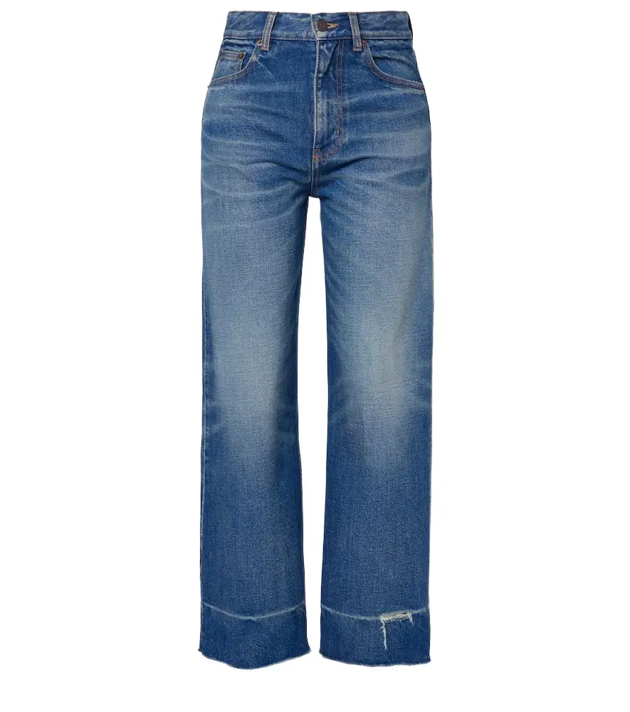 Chloe Chloé Cropped wide-leg jeans