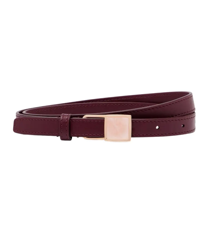 Gabriela Hearst Nina embellished leather belt