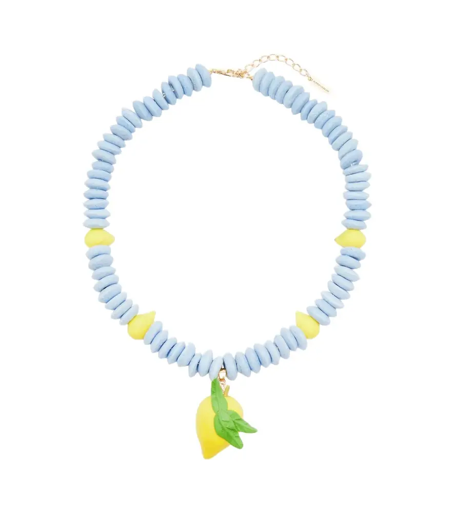 Jennifer Behr Citron beaded necklace