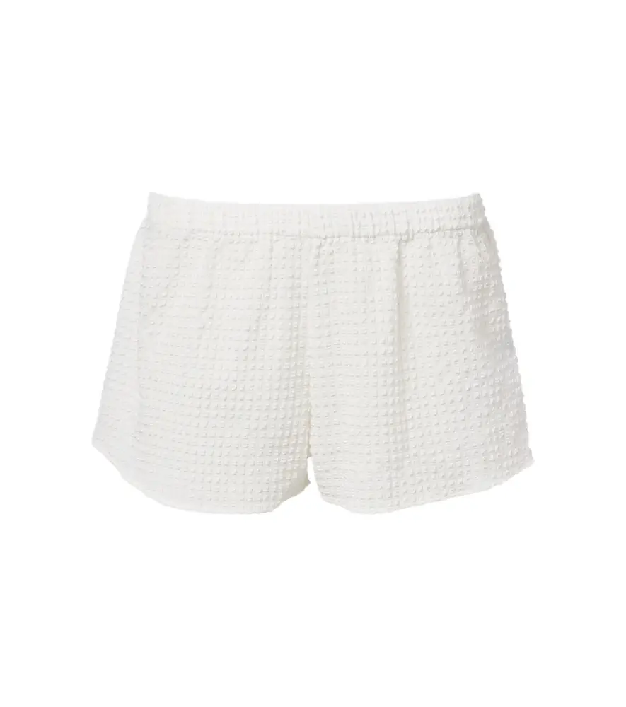 Hunza G Resort seersucker shorts