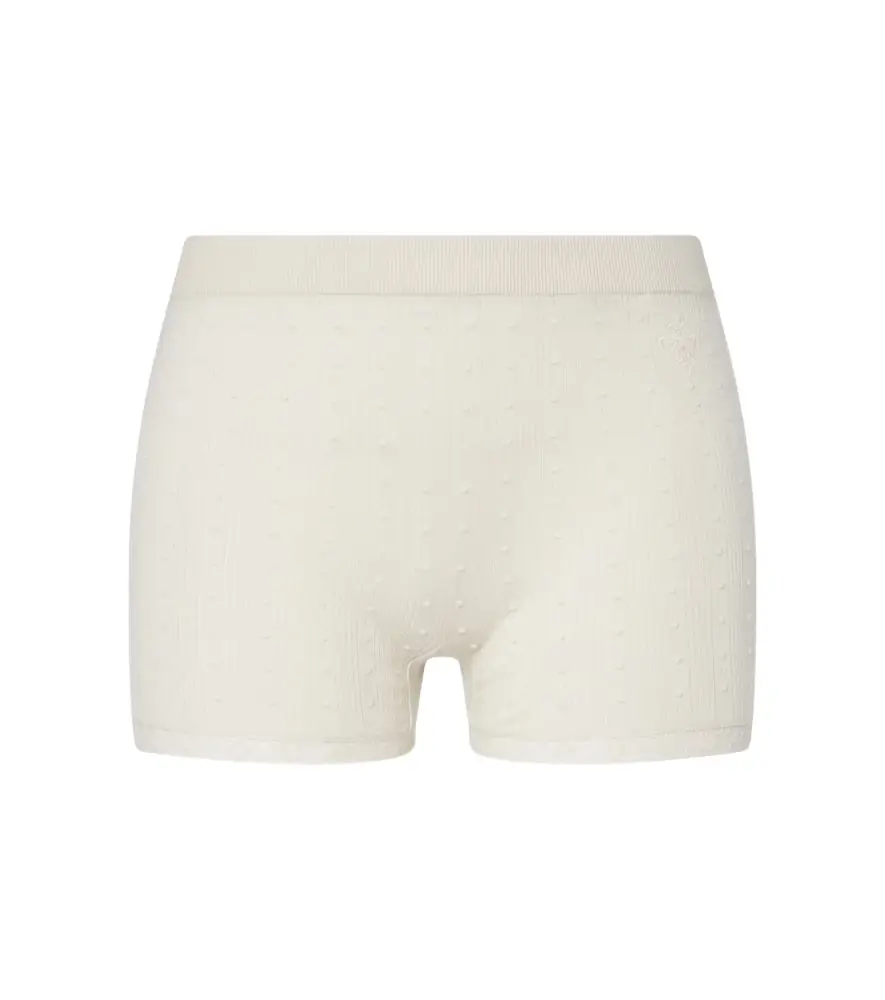 Gucci Lace-trimmed wool micro shorts