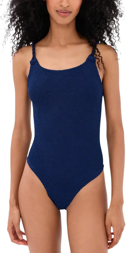 Hunza G One Piece Navy One Size