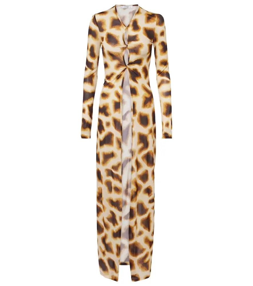 Christopher Esber Printed jersey top