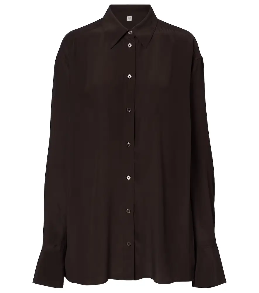 Toteme Silk crêpe shirt