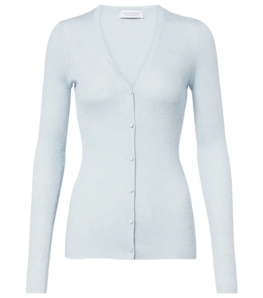 Gabriela Hearst Aiste cashmere, silk, and hemp cardigan