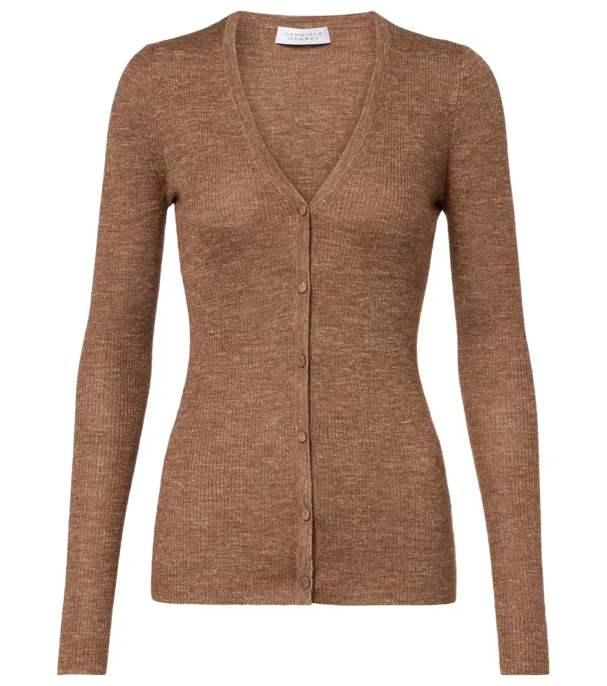 Gabriela Hearst Aiste cashmere, silk, and hemp cardigan