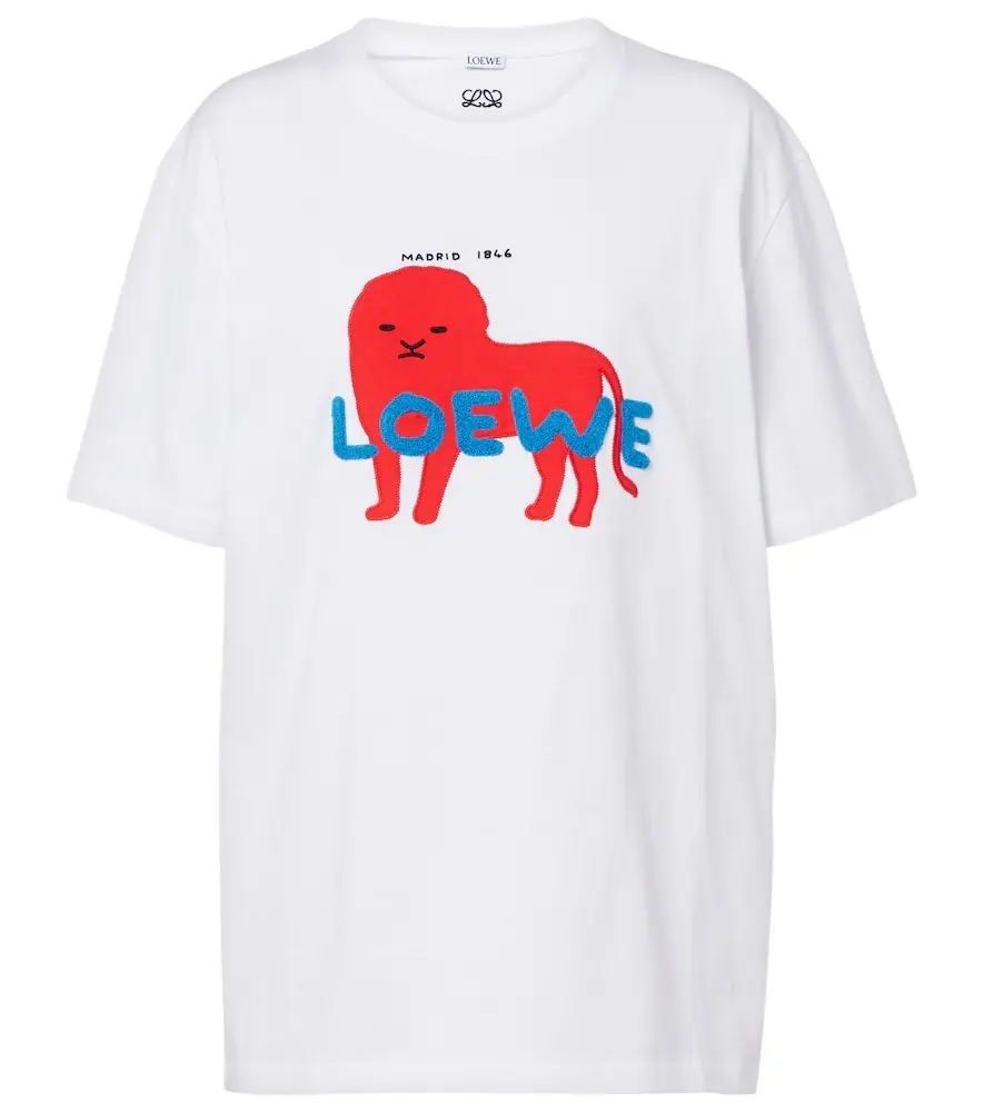 Loewe Logo cotton jersey T-shirt