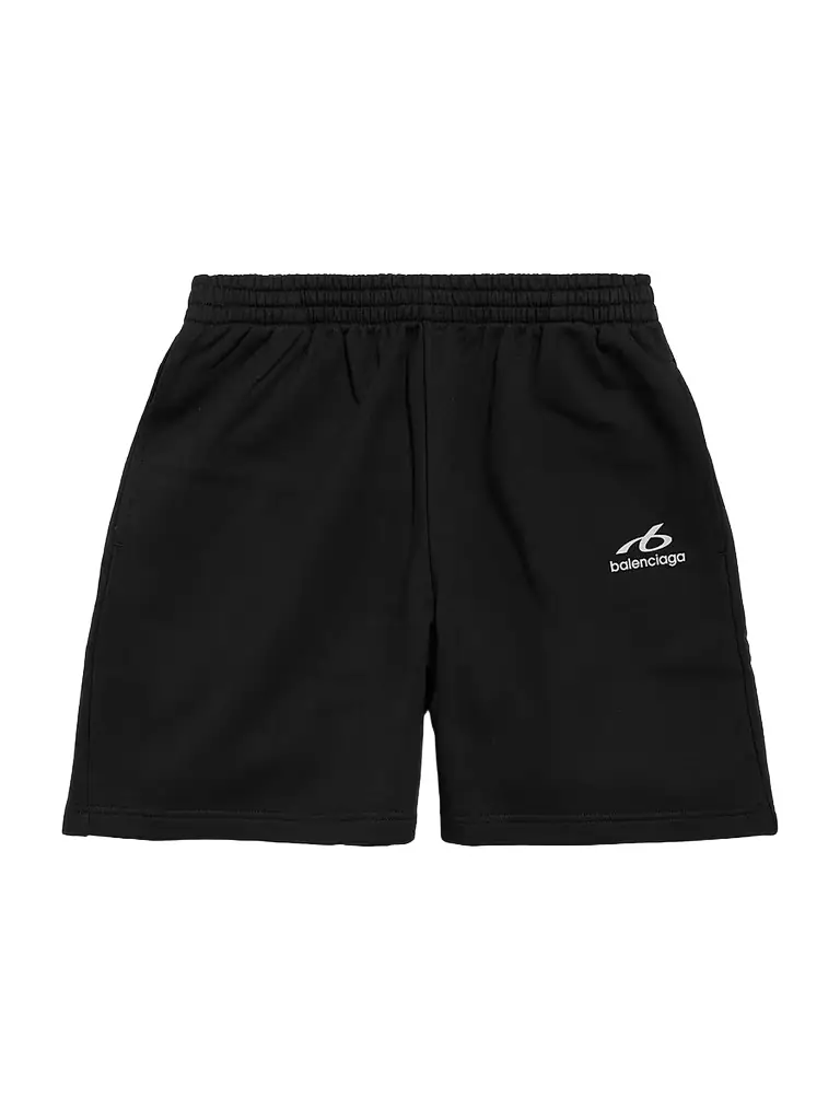 Balenciaga Men's Bodies Relaxed Fit Shorts - Black