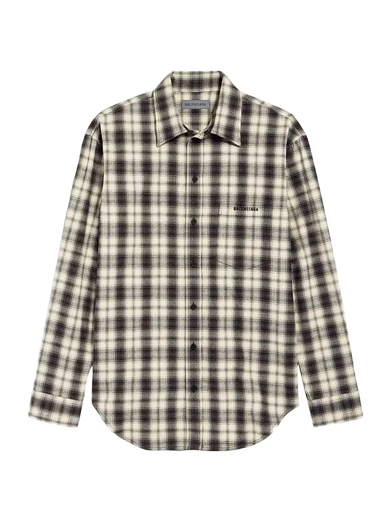 Balenciaga Men's Regular Fit Shirt - Multicolored