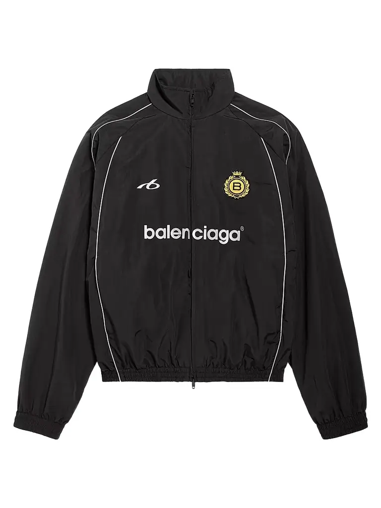 Balenciaga Men's Soccer Tracksuit Jacket - Marine Blue