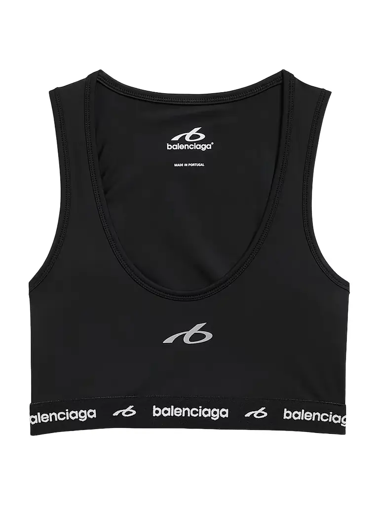 Balenciaga Women's Techwear Bra Tank Top - Black