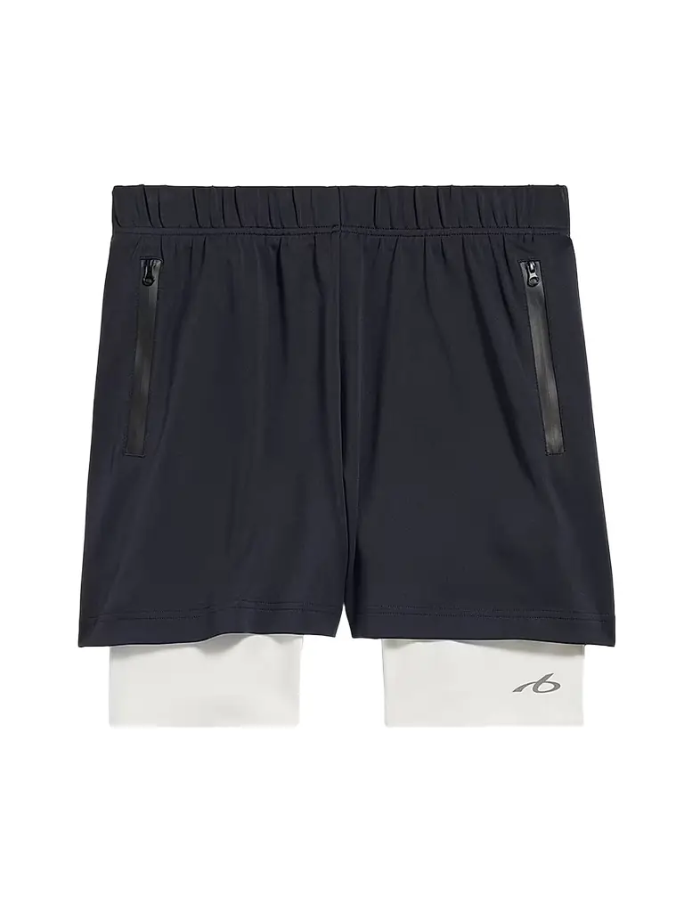Balenciaga Men's Techwear Shorts - Navy White
