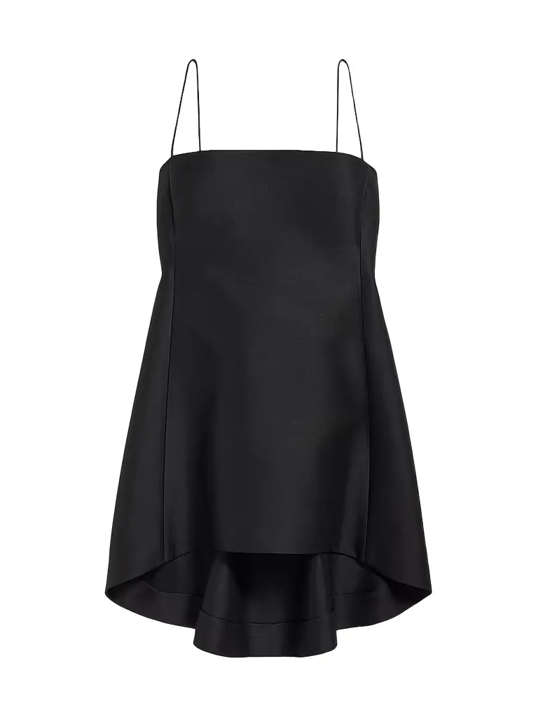 Balenciaga Women's Babydoll Strap Dress - Black - Women's Clothing