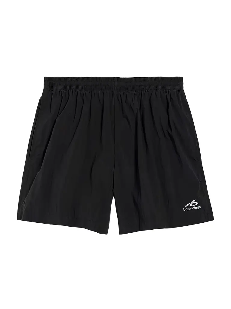 Balenciaga Men's Bodies Swim Shorts - Black