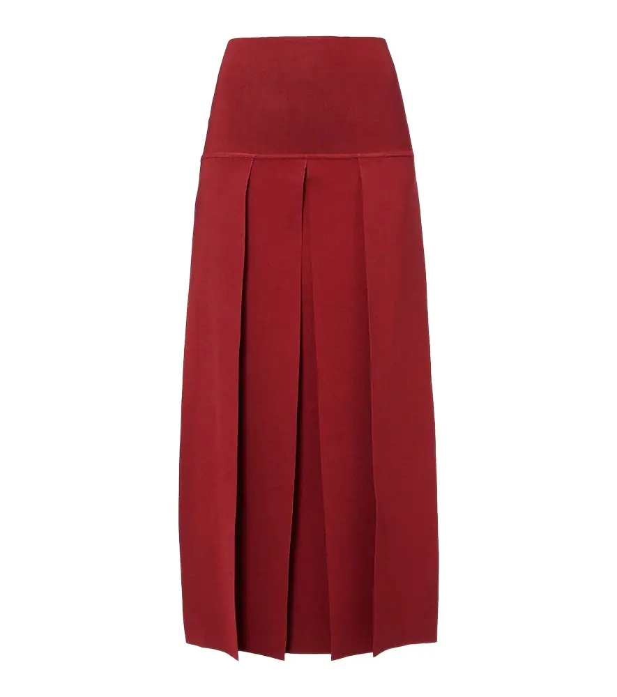 Alaia Alaïa Pleated midi skirt