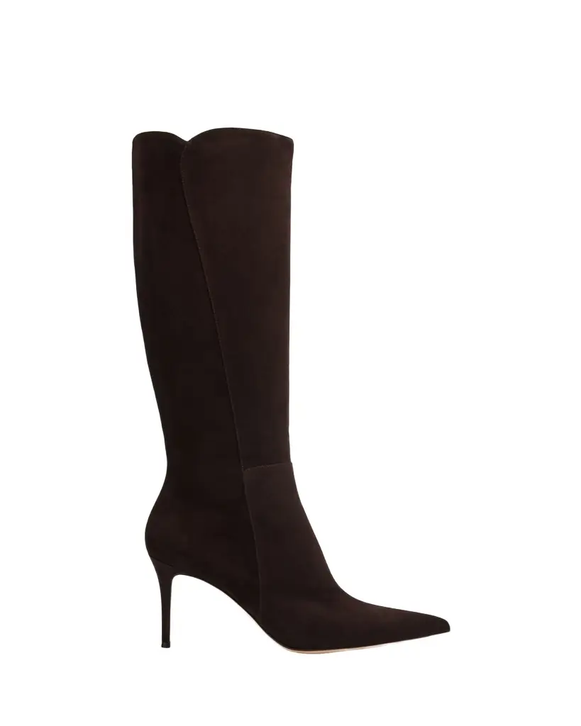 Gianvito Rossi 85mm Suede Knee-High Boots