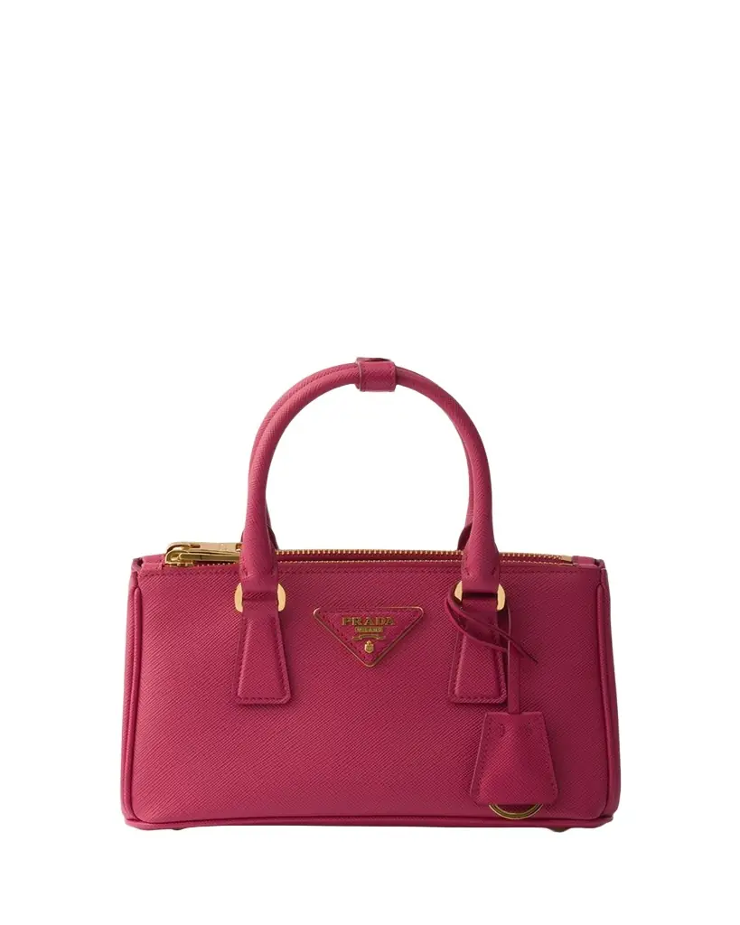 Prada Galleria Mini Saffiano Leather Top-Handle Bag