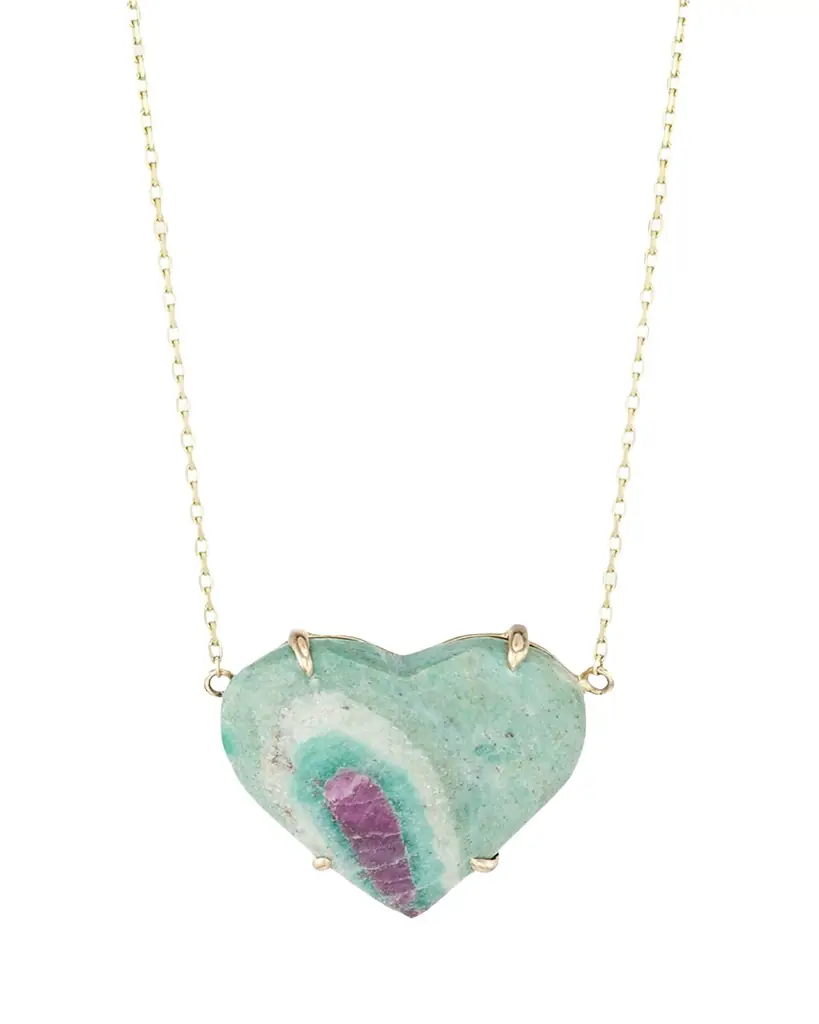 JIA JIA 14K Topaz Heart Necklace