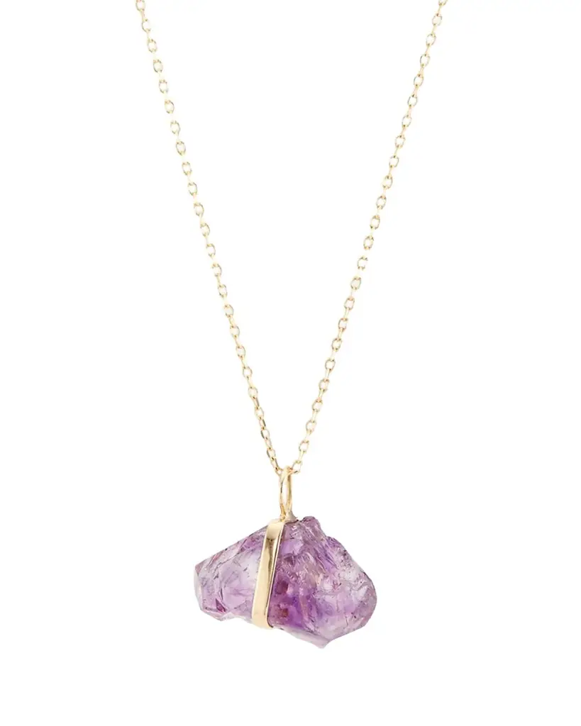 JIA JIA 14K February Birthstone Pendant Necklace