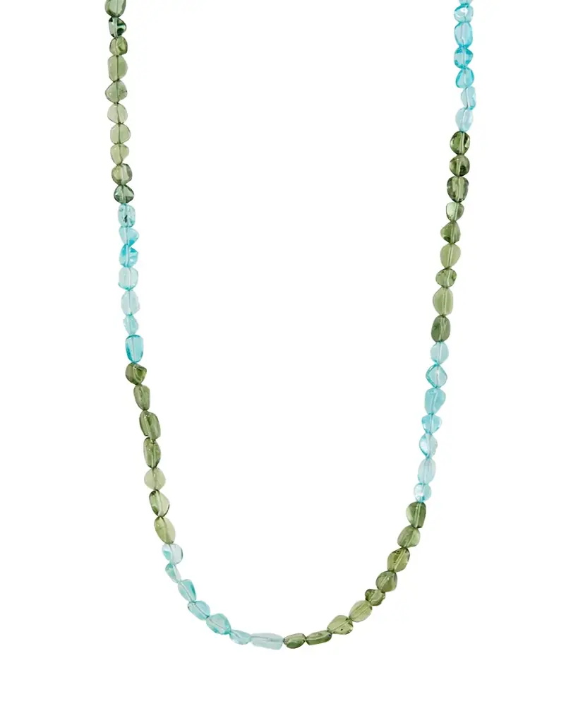JIA JIA 14K Green and Blue Apatite Necklace