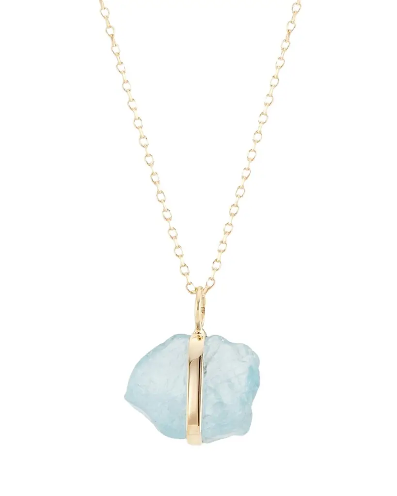 JIA JIA 14K March Birthstone Pendant Necklace