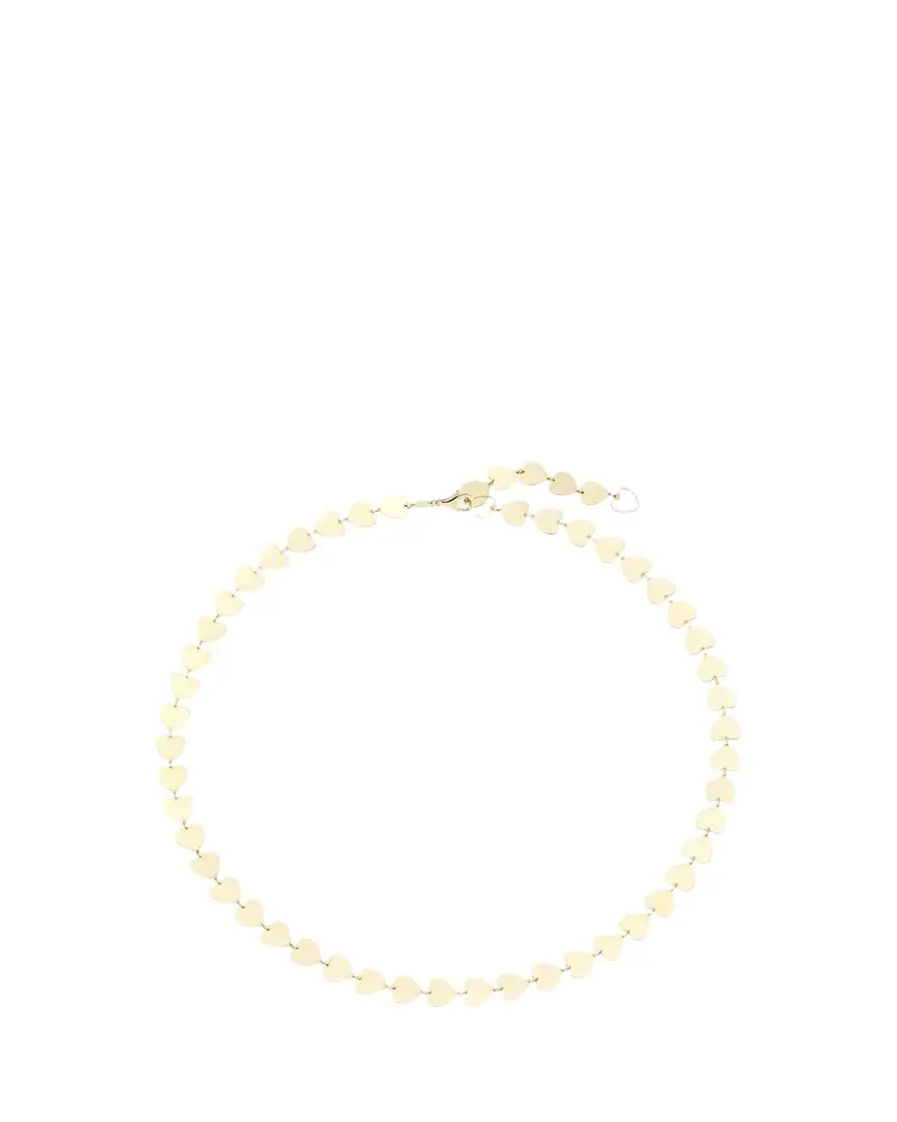 JIA JIA 14K Gold Love Heart Chain Necklace