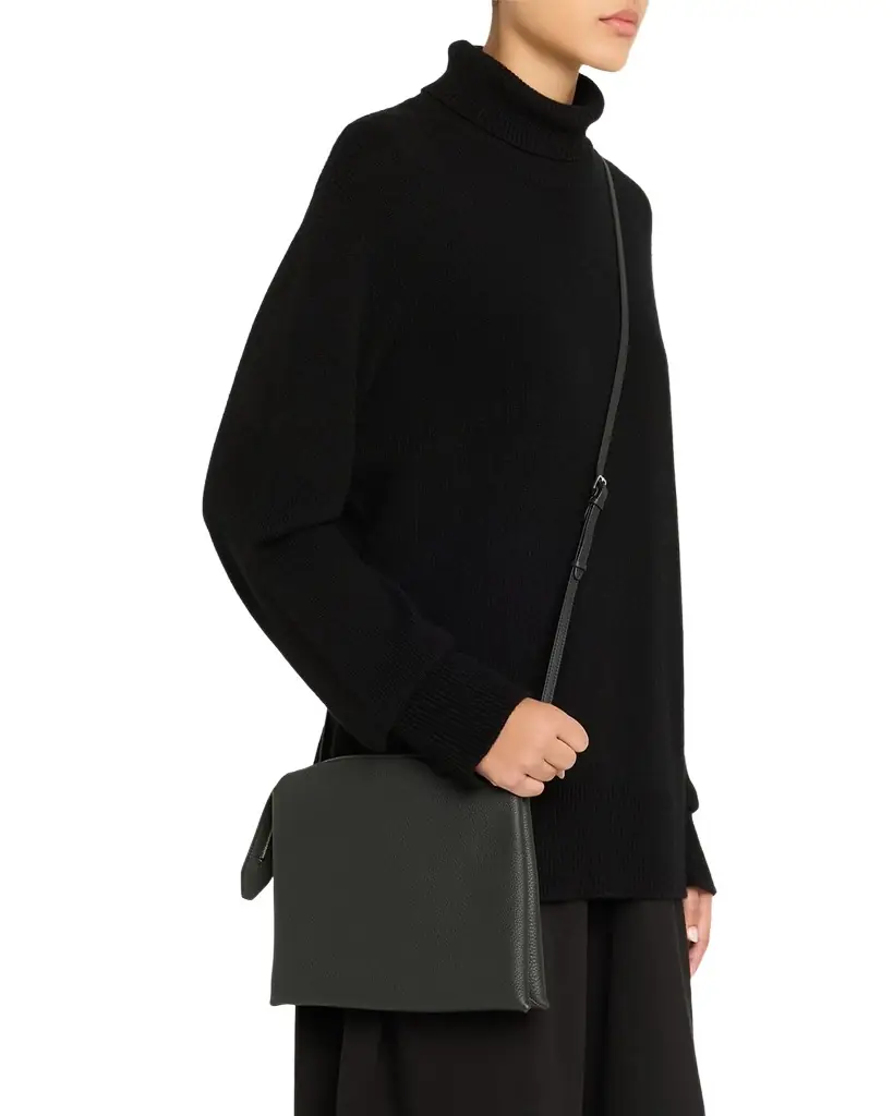 THE ROW Nu Twin Crossbody in Lux Grained Calfskin