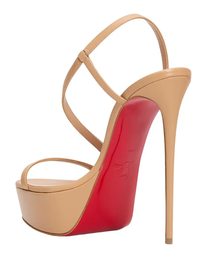 Christian Louboutin 150mm Rosalie Platform Slingback Sandals