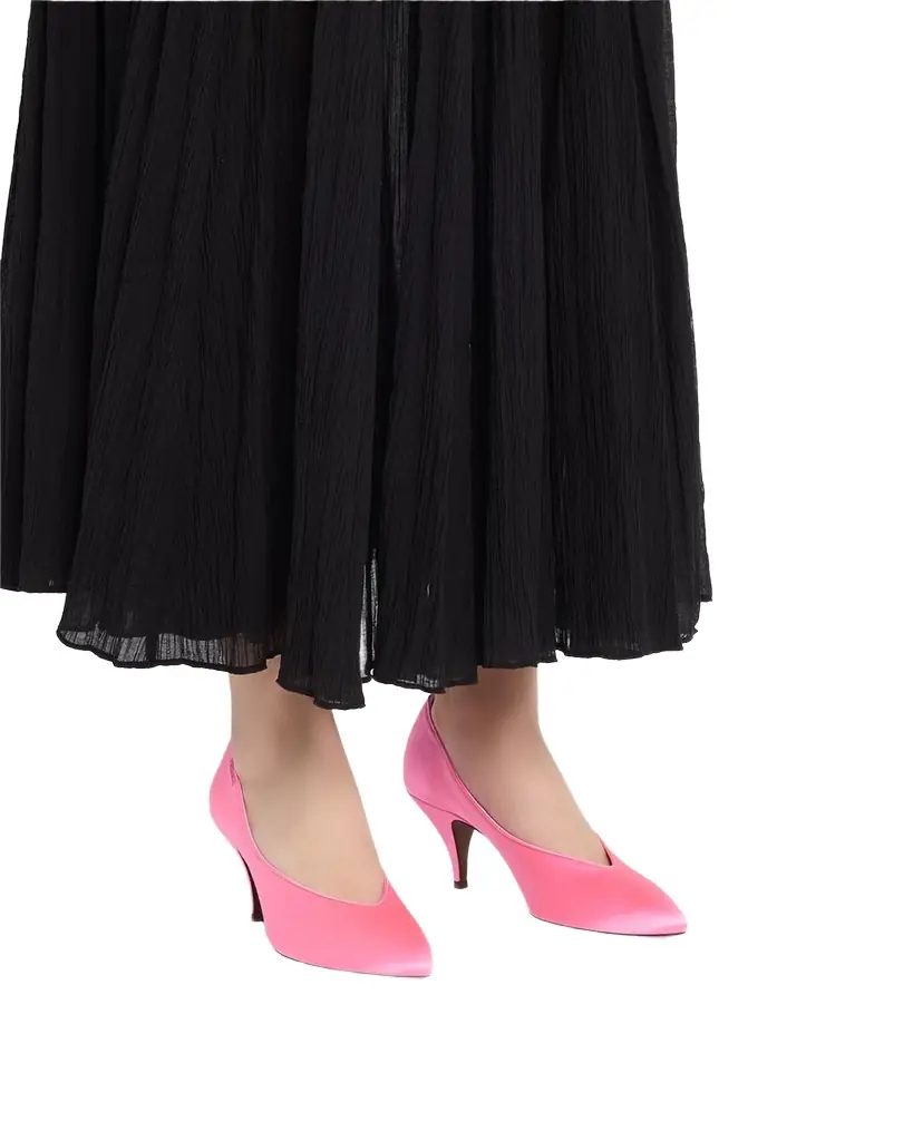 Versace 65mm Medusa Satin Pumps