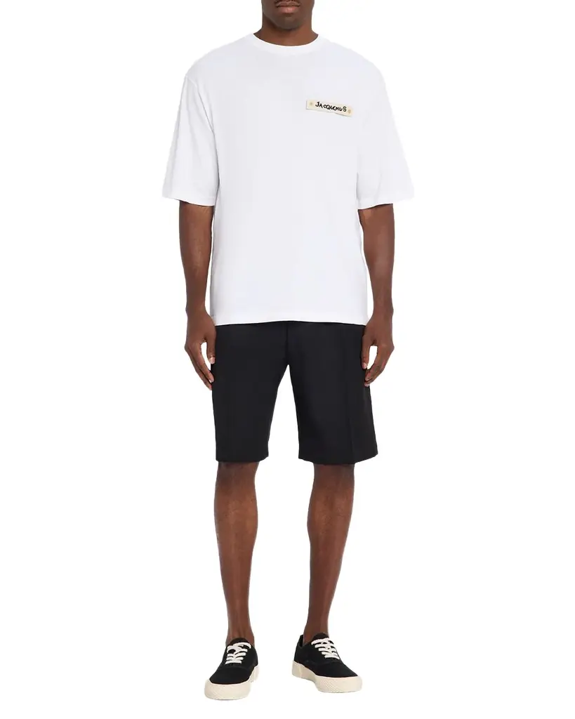 Jacquemus Men 's Plage Logo Applique Crewneck T-Shirt