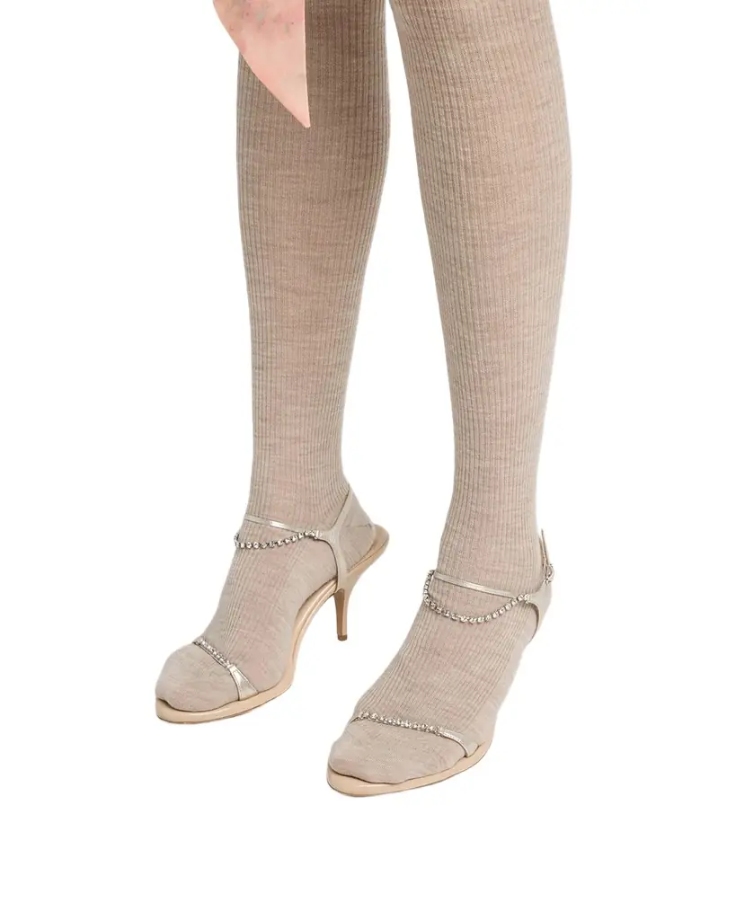 Chloe 75mm Zia Embellished Leather Sandals