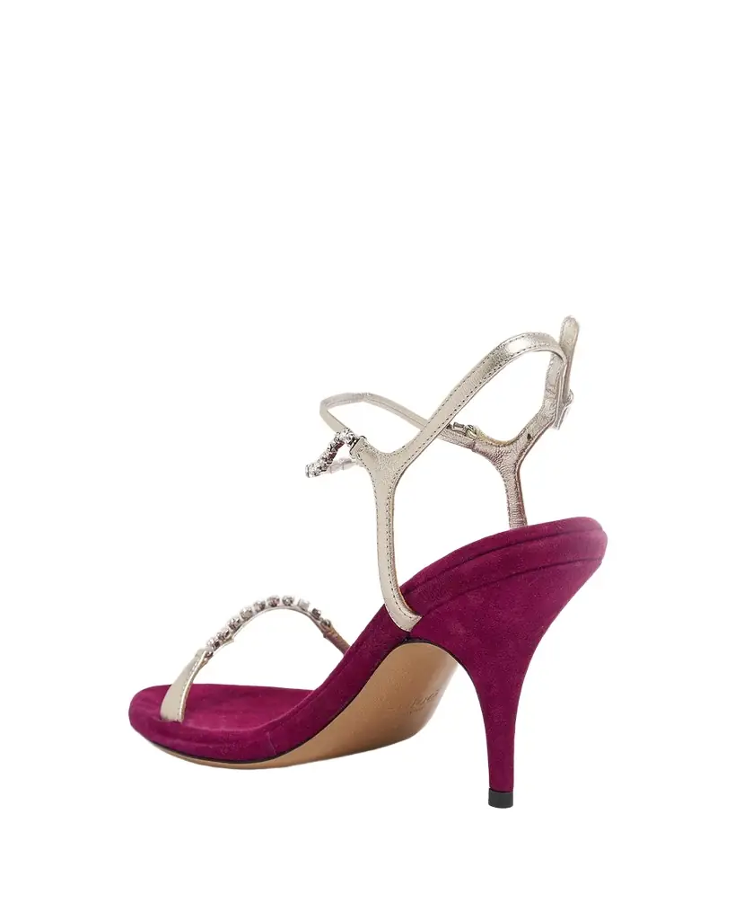 Chloe 75mm Zia Embellished Leather Sandals
