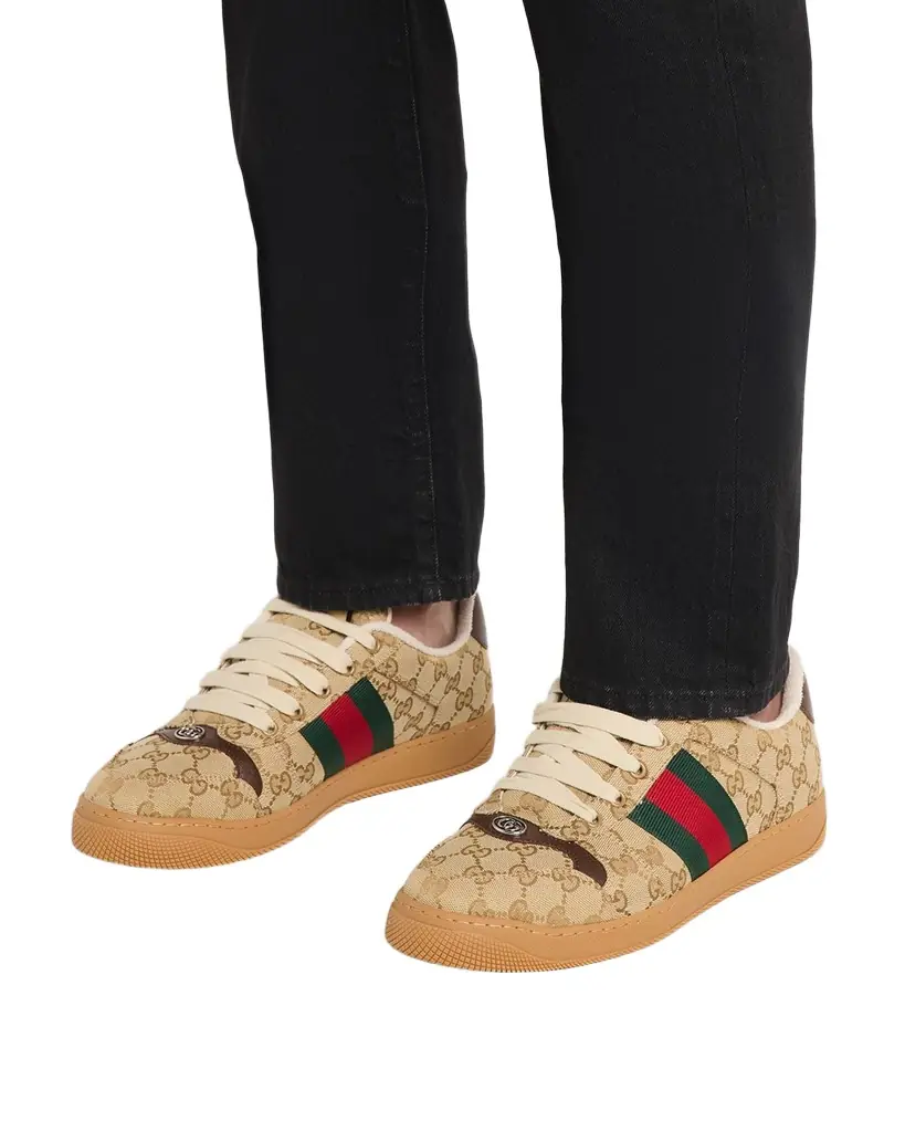 Gucci Men 's Screener Low-Top Sneakers
