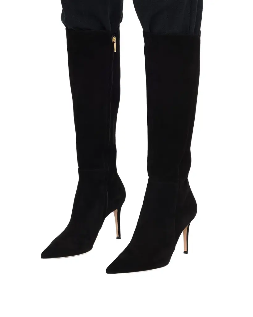 Gianvito Rossi 85mm Suede Knee-High Boots
