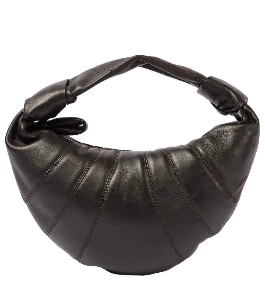 Lemaire Fortune Croissant Mini leather shoulder bag