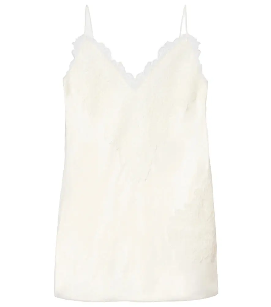 Rohe Róhe Lace-trimmed satin camisole