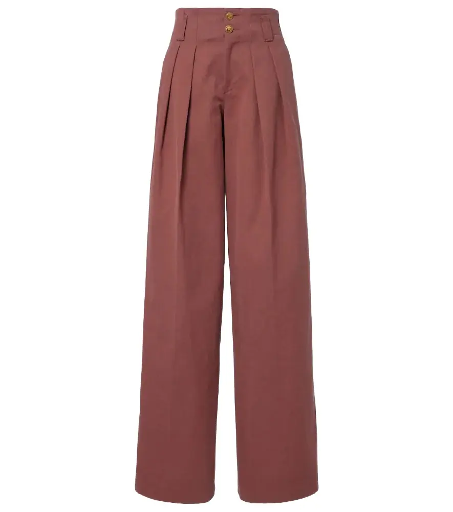 Chloe Chloé Cotton wide-leg pants