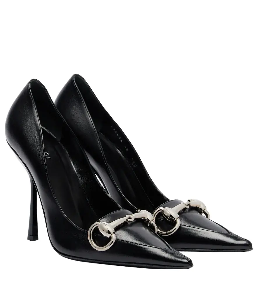 Gucci Boulevard Horsebit leather pumps